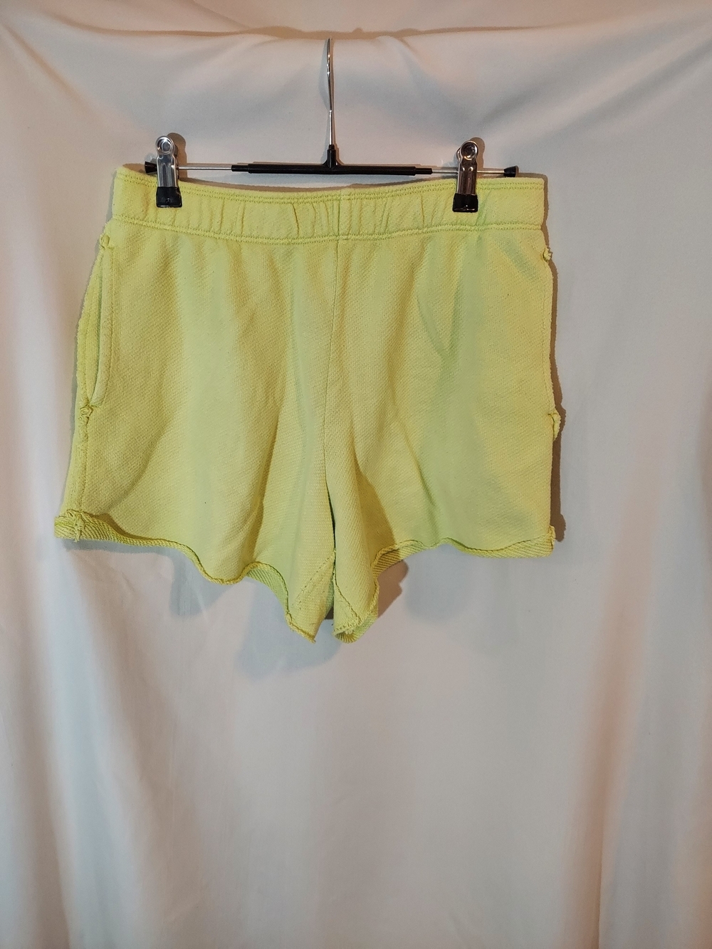 Aerie Neon Chartreuse Yellow Pull-On Lounge Shorts Size S
